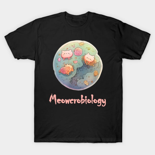 meowcrobiology kitty T-Shirt by GraphGeek